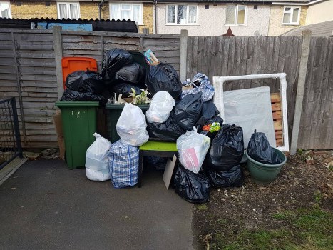 Bulk furniture being collected by Redbridge Council